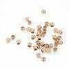 Brass Spacer Beads KK-F713-20C-2.5x2.5mm-1