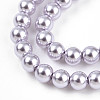 Baking Painted Pearlized Glass Pearl Bead Strands HY-N002-3mm-A04-4