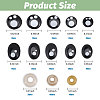 Craft Plastic Doll Eyes DIY-GL0004-77-2