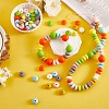 20Pcs 10 Colors Round Silicone Beads JX320A-01-2