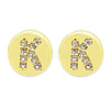 Brass Micro Pave Clear Cubic Zirconia Beads KK-T030-LA843-KX3-1