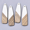 Resin & Walnut Wood Big Pendants X-RESI-S358-98H-1