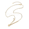 Brass Paperclip Chain Necklaces NJEW-JN04929-4