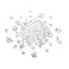 250Pcs 2 Style Transparent Acrylic Ornaments TACR-TA0001-27-8