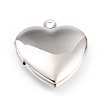 Non-Tarnish 316 Stainless Steel Locket Pendants STAS-L258-004C-P-1