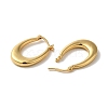 Rack Plating Brass Hoop Earrings EJEW-L224-68G-2