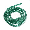 Electroplate Transparent Glass Beads Strands EGLA-A035-T3mm-A18-2