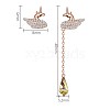 Brass Asymmetric Earring Sets EJEW-BB35137-4
