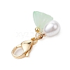 Acrylic Lotus Pod Pendant Decorations HJEW-JM02739-5