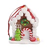 Christmas House PVC Pendant Decorations HJEW-003-02A-1