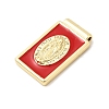 Brass Enamel Pendants KK-L262-28G-A01-2
