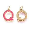 Brass Enamel Pendants KK-R139-01Q-2