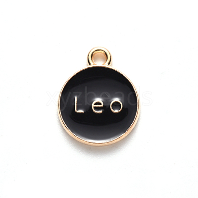Alloy Enamel Pendants ENAM-S124-01A-08G-1