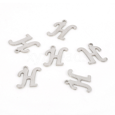 Non-Tarnish 201 Stainless Steel Pendants STAS-L244-04H-P-1