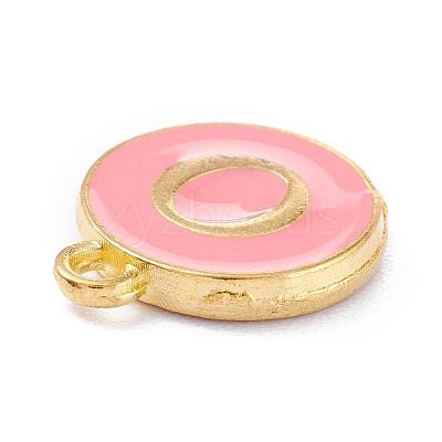 Golden Plated Alloy Enamel Charms X-ENAM-Q437-14O-1