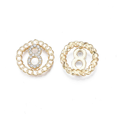 Rack Plating Alloy Enamel Connector Charms ENAM-T017-08B-1