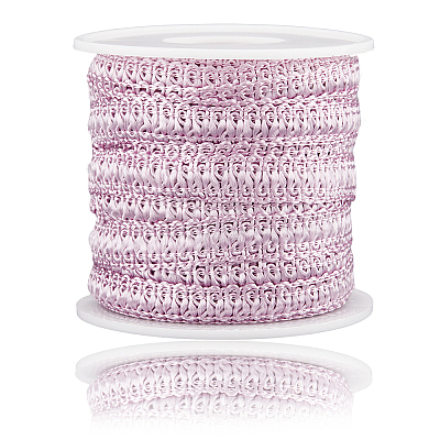 10Yards Polyester Lace Trim Ribbon OCOR-GF0004-83F-1