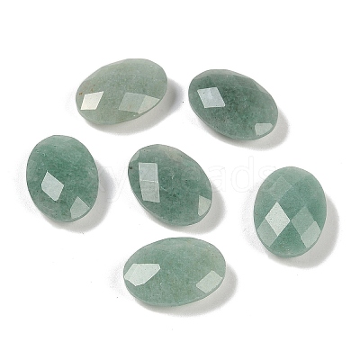 Natural Green Aventurine Cabochons G-O175-15R-01-1