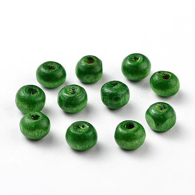 Dyed Natural Wood Beads WOOD-Q006-6mm-05-LF-1