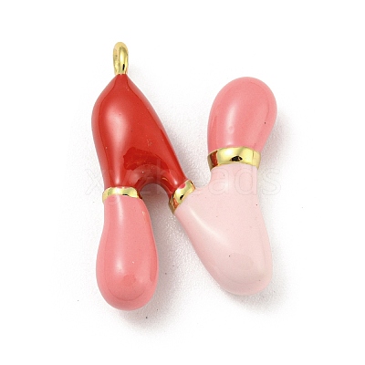 Brass Enamel Pendants KK-E093-03G-N-1
