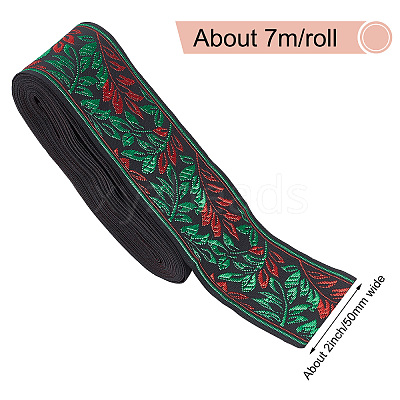 Ethnic Style Polyester Ribbon OCOR-GF0002-04D-1