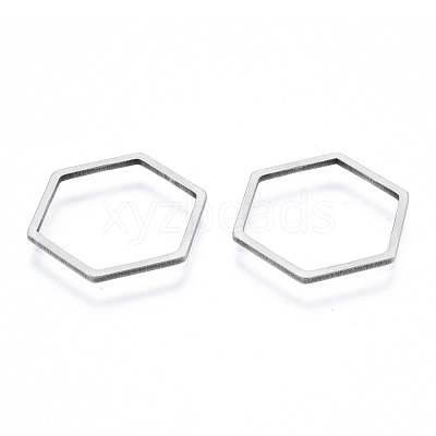 Non-Tarnish 201 Stainless Steel Linking Rings STAS-N090-T13-1-1