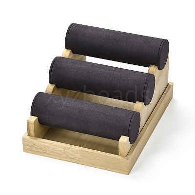 3 Layer Wood Jewelry Bracelet Displays Stands RDIS-K003-02A-1