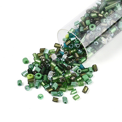 7 Bottles DIY Glass Seed Beads Sets DIY-N006-02D-1