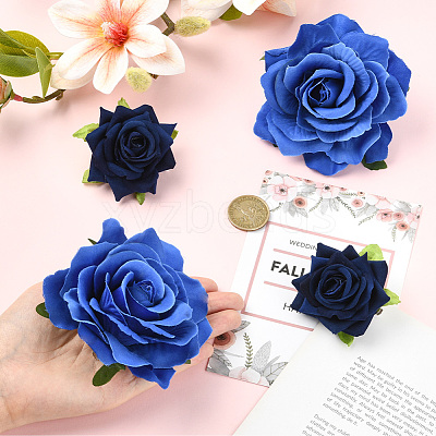 Cloth & Iron Alligator Hair Clips AJEW-SP0002-84D-1