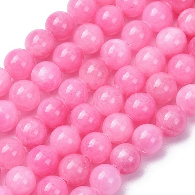 Natural Mashan Jade Beads Strands DJAD-8D-30-1