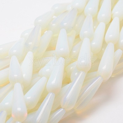 Opalite Teardrop Beads Strands G-E329-27-1