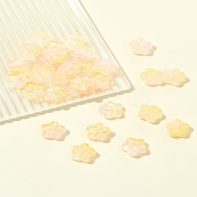 30Pcs Baking Paint Glass Beads GLAA-FS0001-97D-1