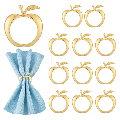 12Pcs Alloy Napkin Rings AJEW-FG0005-86G-1