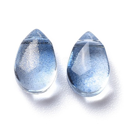 Transparent Glass Charms X-GGLA-M004-05B-06-1