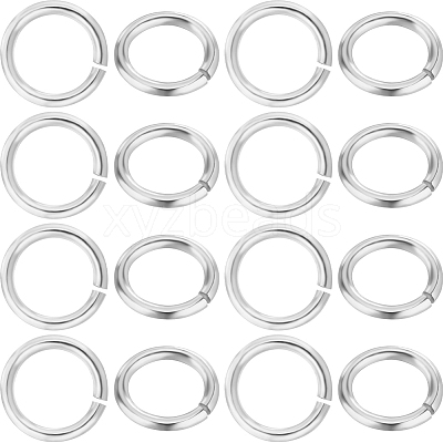 50Pcs 925 Sterling Silver Open Jump Rings STER-BBC0006-18B-1