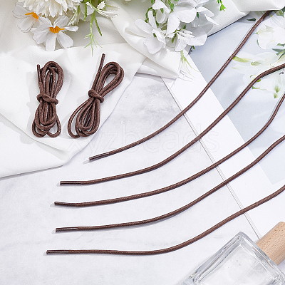 Round Waxed Cord Shoelace String OCOR-WH20007-225A-05-1