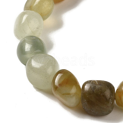 Natural Xiuyan Jade Beads Strands G-B078-D19-01-1