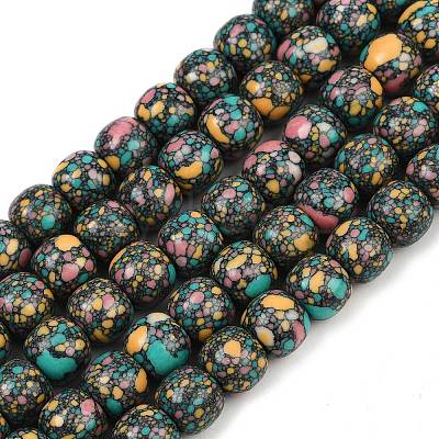 Natural Agate Beads Strands G-U030-D01-12mm-1
