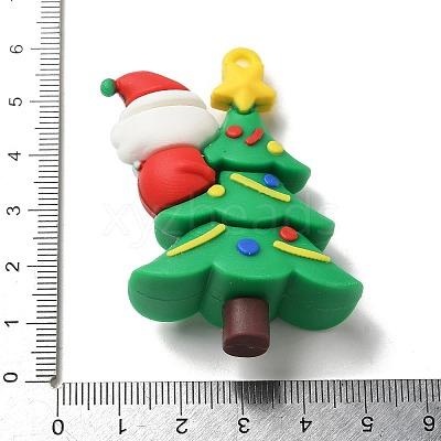 Christmas Theme PVC Pendants KY-P019-02C-1