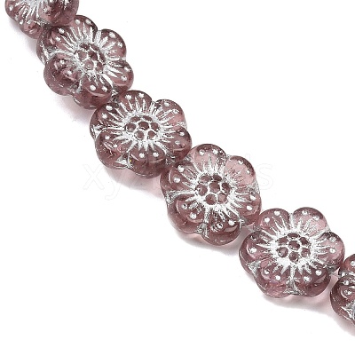 Czech Pressed Glass Beads GLAA-I061-32A-1