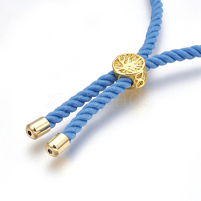 Cotton Cord Bracelet Making KK-F758-03E-G-1