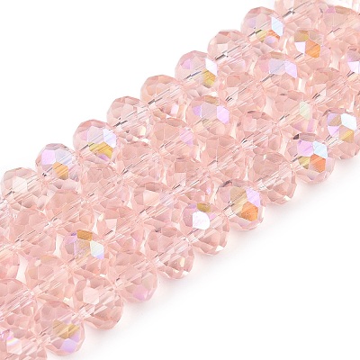 Electroplate Glass Beads Strands EGLA-A044-T8mm-L22-1