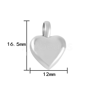 Non-Tarnish 304 Stainless Steel Urn Ashes Pendants BOTT-PW0001-093-1