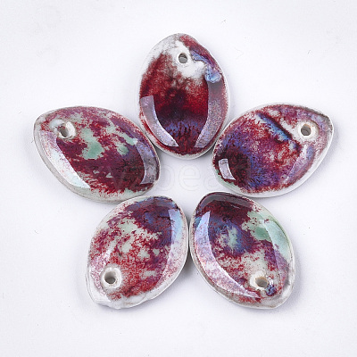 Handmade Porcelain Pendants PORC-S498-51J-1