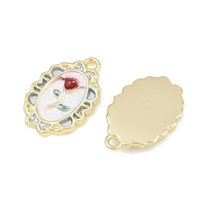 Alloy & Enamel & Resin Pendants RE-CBA415D-33G-1