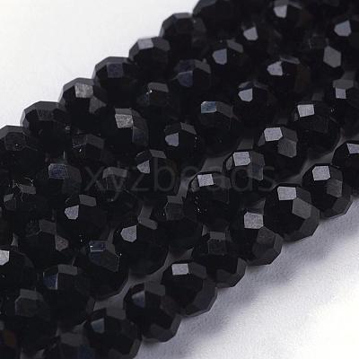Imitation Crystal Glass Beads GLAA-D030-14-1