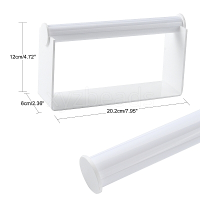 Organic Glass Bracelet Displays BDIS-N004-01-1