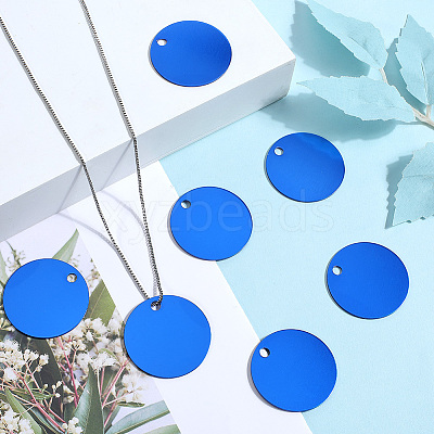25Pcs Aluminum Pendants FIND-SP0002-68B-01-1