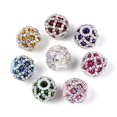 Acrylic & ABS Imitation Pearls Beads OACR-T030-20-1
