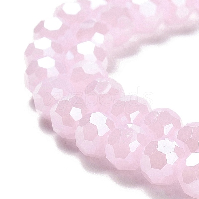 Electroplate Glass Beads Strands EGLA-A035-J6mm-A02-1